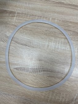 Siliconen ring voor deksel Gistvat 60 L. Grootste doorsnee 40 cm.
