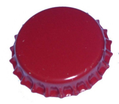 Kroonkurk 26 mm rood, per 200 stuks