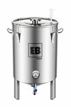 EasyBrew Vergistingsvat RVS 60 L met speciaal deksel voor dry-hoppen en een thermowell. EasyBrew Vergistingsvat RVS 60 L met speciaal deksel voor dry-hoppen en een thermowell.