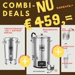 Brouwmeester SB30 All-in-one brouwketel 30 L en Vergistingsvat 30 L met deksel voor dry-hoppen Brouwmeester SB30 All-in-one brouwketel 30 L en Vergistingsvat 30 L met deksel voor dry-hoppen